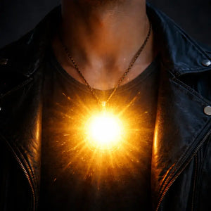 Les Pendentifs orgonite Imparfaits à prix minis Pendentif orgonite - Merkaba Lapis lazuli et Aigue marine pyramide orgonite