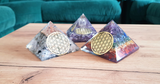 Pyramide Énergie Orgone HARMONIE 7 Chakras