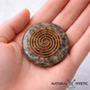 Orgonite de Poche | Cabochon de protection Labradorite Labradorite orgonite de poche
