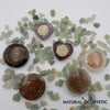Orgonite de Poche | Cœur Fleur de Vie Grenat Almandin orgonite de poche