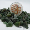 Orgonite de Poche | Cabochon de protection Sélénite Sélénite orgonite de poche