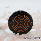 Orgonite de Poche | Cabochon de protection Tourmaline Tourmaline Noire orgonite de poche