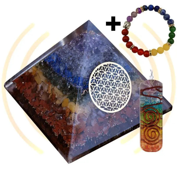 PACK COMPLET SOLO 7 CHAKRAS orgonite