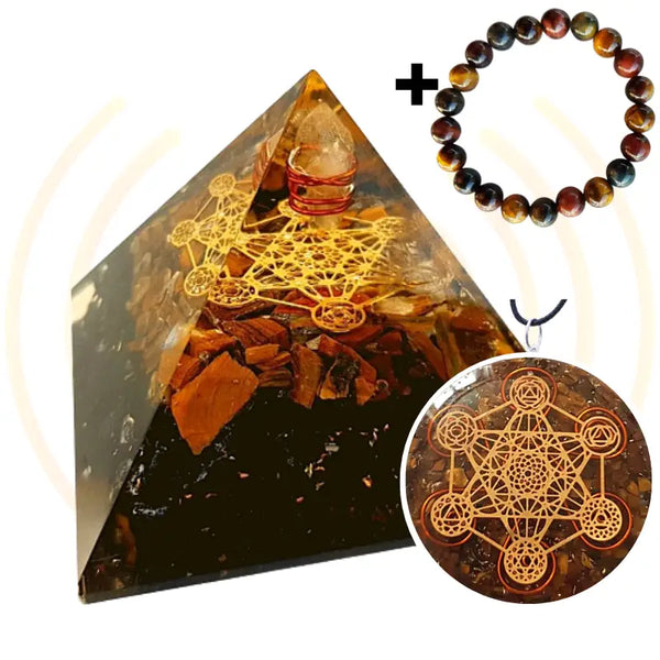 PACK PROTECTION MÉTATRON Oeil de Tigre pack orgonite