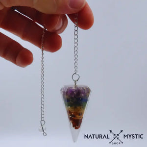 Pendule Orgone de Radiesthésie + Guide 32 Planches pendule orgonite