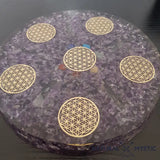 PLATEAU DE RECHARGEMENT ORGONE AMÉTHYSTE pack orgonite