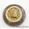 PLATEAU DE RECHARGEMENT ORGONE GRENAT plateau orgonite