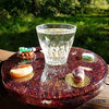 PLATEAU DE RECHARGEMENT ORGONE GRENAT plateau orgonite