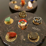 PLATEAU DE RECHARGEMENT ORGONE TOURMALINE NOIRE plateau orgonite