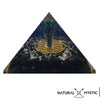 Pyramide Orgonite CÉLESTE Tourmaline et Quartz Fantôme pack orgonite