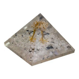 Pyramide Orgonite Clarté dEsprit Arbre de Vie Cristal de Roche et Pierre de Lune orgonite